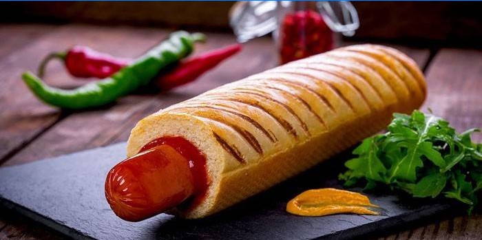 Hot-dog français au fromage