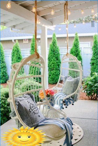 Idées de décoration de porche d'été