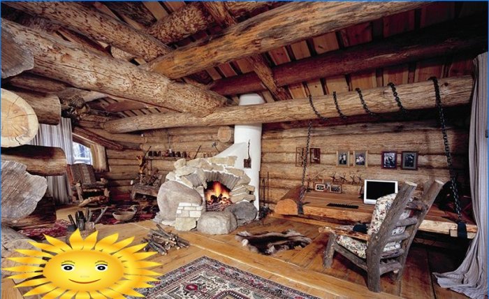 Intérieur de salon de style chalet: 5 caractéristiques d'un espace harmonieux