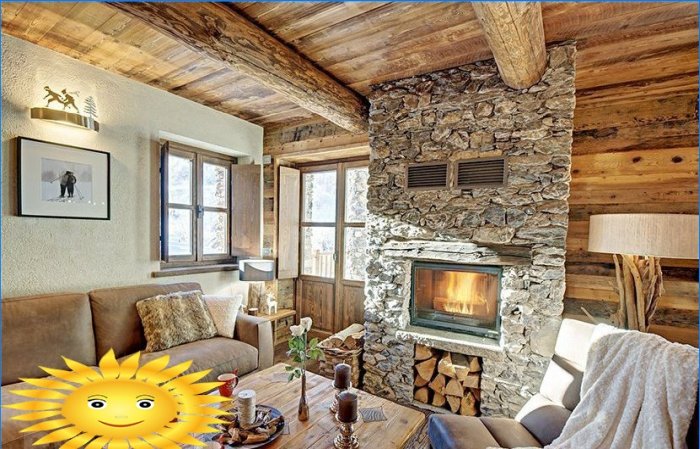 Intérieur de salon de style chalet: 5 caractéristiques d'un espace harmonieux