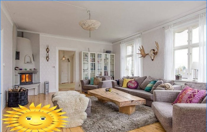 Intérieur de salon de style chalet: 5 caractéristiques d'un espace harmonieux