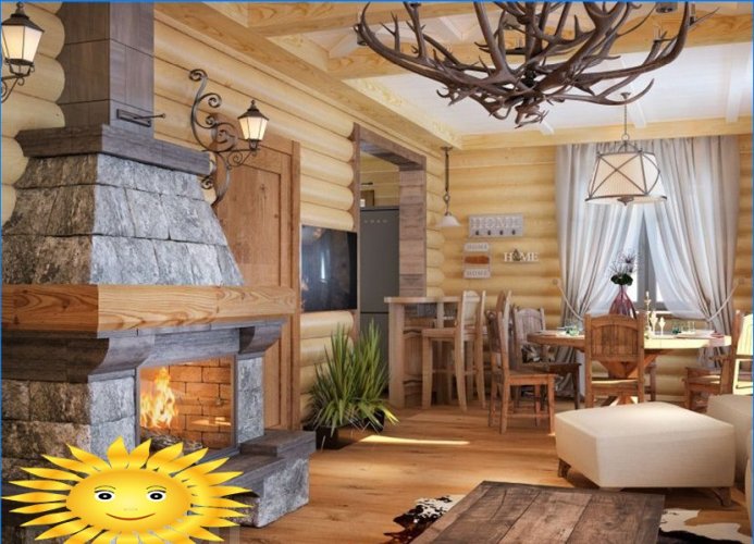 Intérieur de salon de style chalet: 5 caractéristiques d'un espace harmonieux