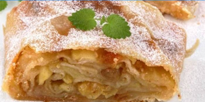 Strudel à la pâte feuilletée