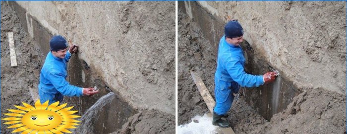 Élimination des fuites de pression dans le béton