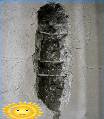 Couper les fissures dans les structures en béton