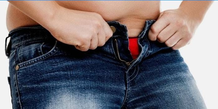 Les jeans sont petits