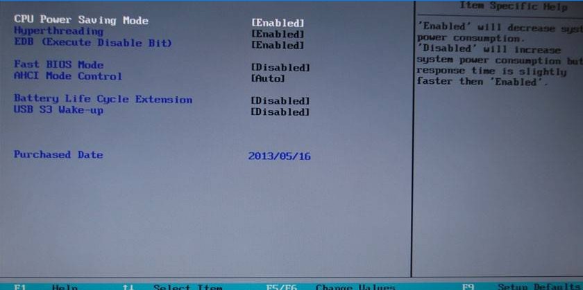 Suppression de Windows 7 via le BIOS