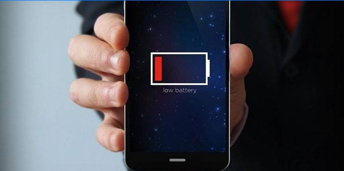 Batterie faible sur le téléphone
