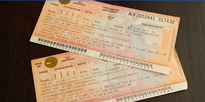 Billets de train