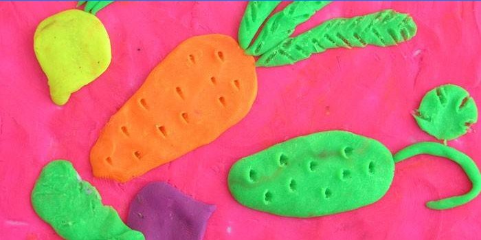 Légumes en pâte à modeler