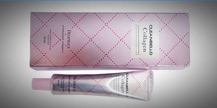 Masque cosmétique au collagène