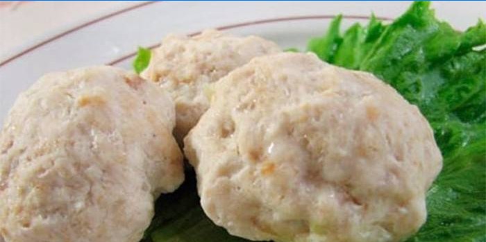 Escalopes de poulet à la vapeur sur une assiette