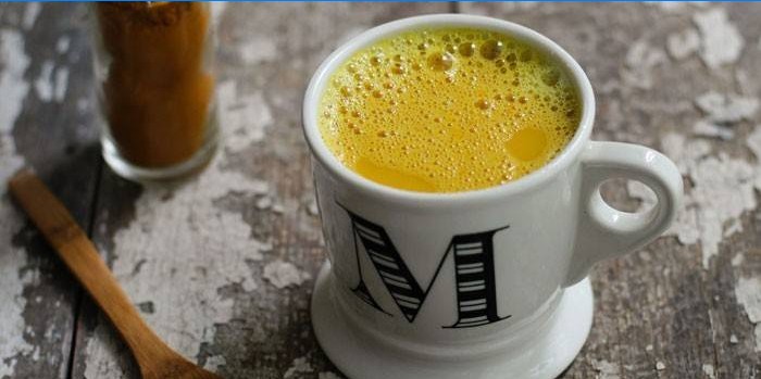Lait de curcuma