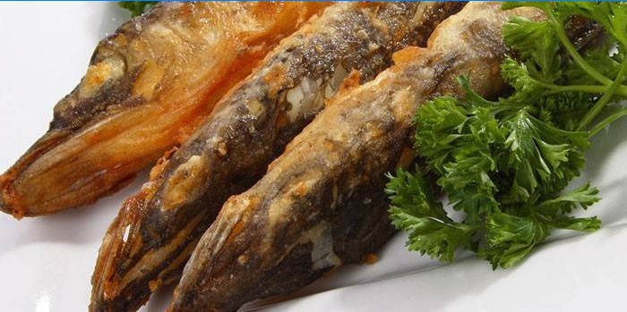 Poisson de glace frit