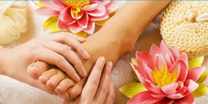 Massage Des Jambes Des Pieds Et Du Bas Des Jambes Une Technique Pour