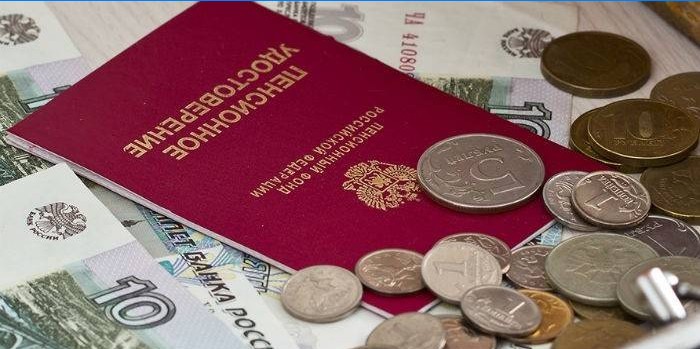 Certificat de pension et argent