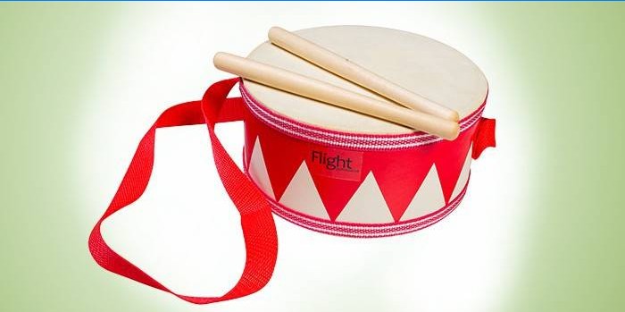 Tambour pour enfants avec bâtons