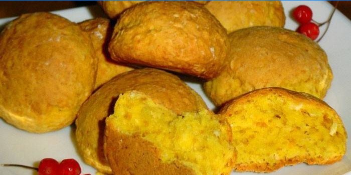 Biscuits à la citrouille et au curcuma sans oeuf