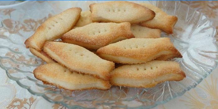 Beaux biscuits dorés