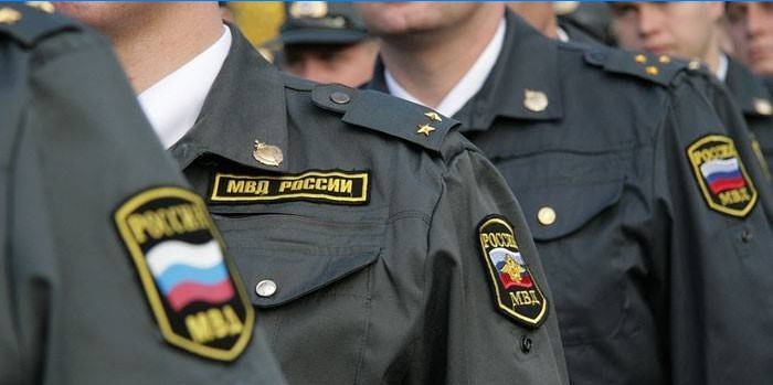 Employés du Ministère des affaires intérieures de la Russie