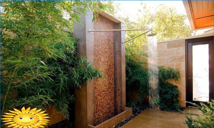 Photos et idées pour organiser une douche d'été pour une résidence d'été