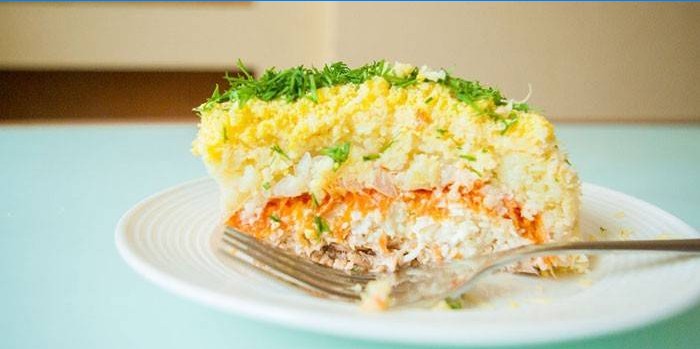 Salade feuilletée