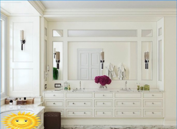 Salles de bains dans différents styles d'intérieur: sélection de photos