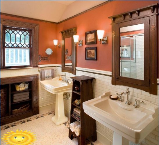 Salles de bains dans différents styles d'intérieur: sélection de photos