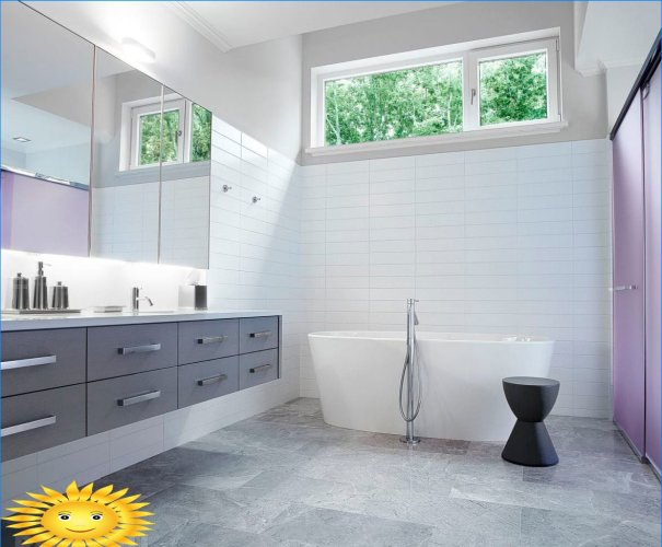 Salles de bains dans différents styles d'intérieur: sélection de photos