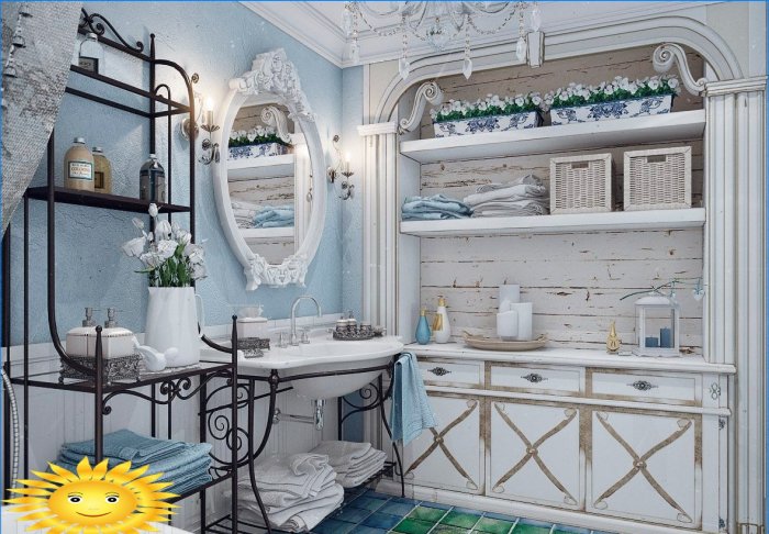 Salles de bains dans différents styles d'intérieur: sélection de photos
