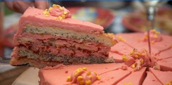 Gâteau à la crème sure aux cerises