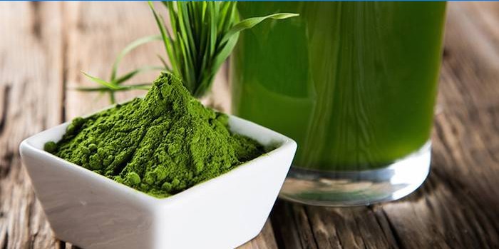 Spiruline en poudre et solution