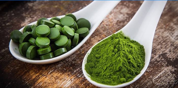 Pilules et poudre de spiruline