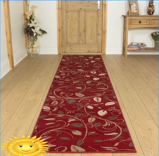 Tapis à l'intérieur du couloir