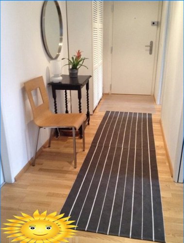 Tapis à l'intérieur du couloir