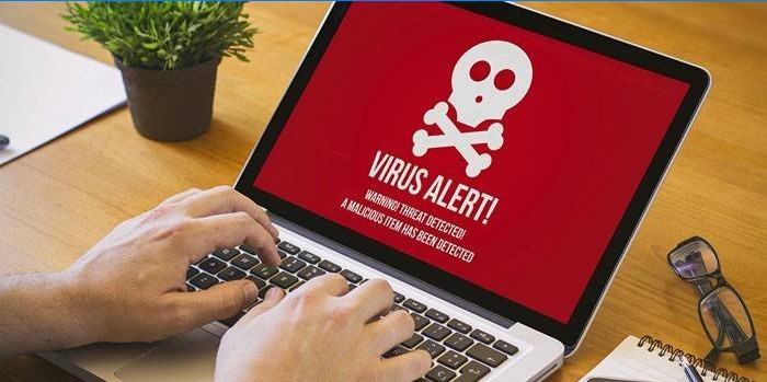 Virus sur ordinateur portable