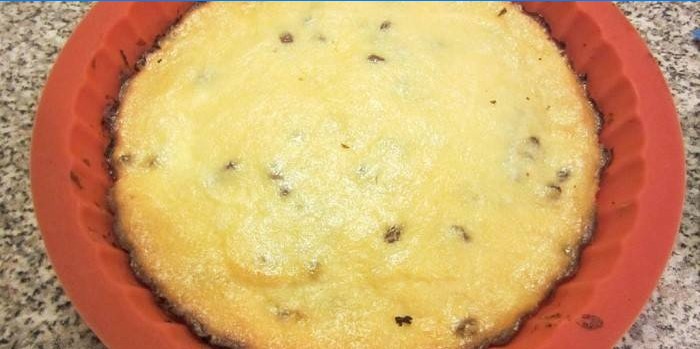 casserole de caillé prête à l'emploi aux raisins secs