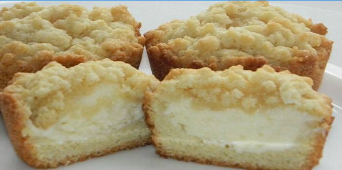 Sablés fourrés au caillé