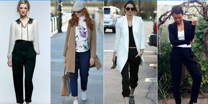 Filles en pantalon court