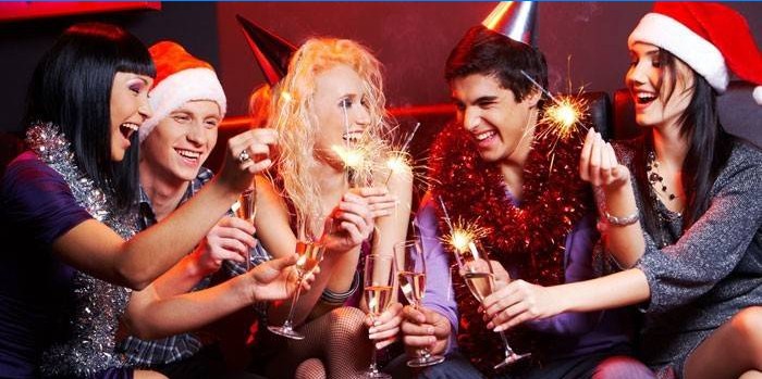 La compagnie des jeunes fête le nouvel an