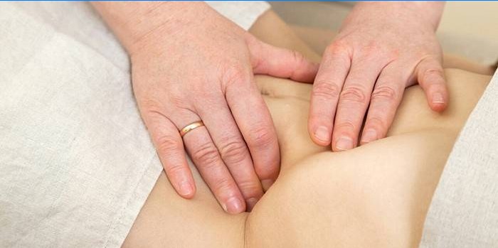 Massage des organes abdominaux