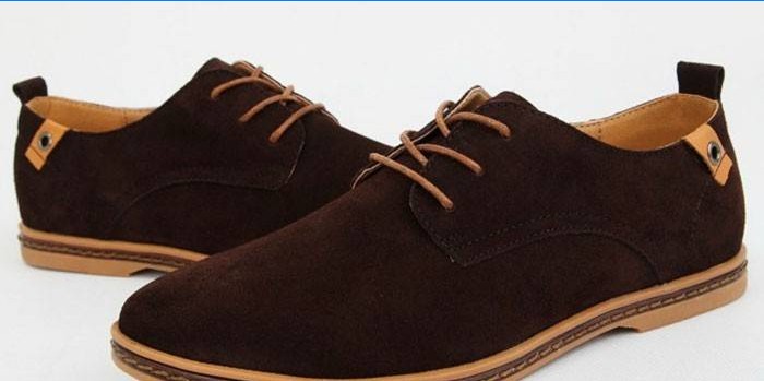 Chaussures homme en daim