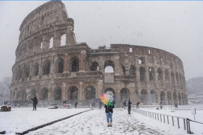 Rome en hiver