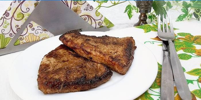 Viande grillée