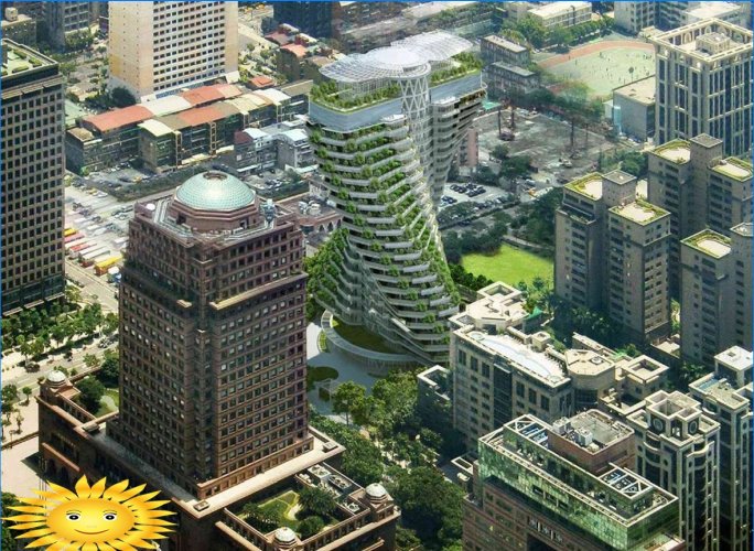 Agora Garden - un gratte-ciel écologique à Taipei