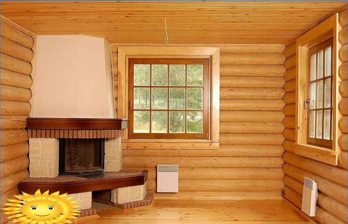 Blockhaus: caractéristiques du bois, application, avantages et inconvénients