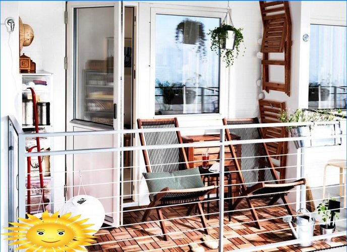 Comment équiper un petit balcon