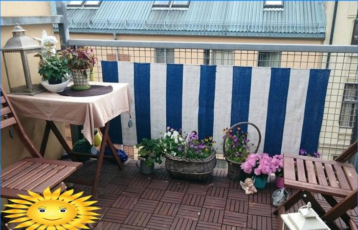 Comment équiper un petit balcon