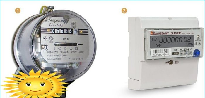Compteurs électriques à induction et électroniques