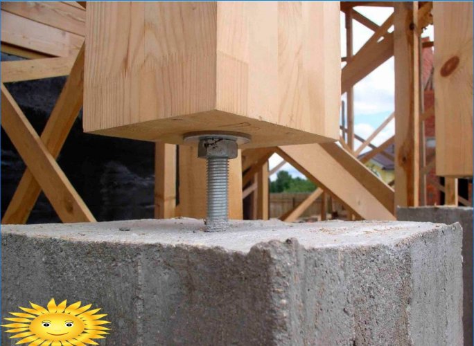 Compensateur à vis pour le retrait d'une maison à partir d'un bar